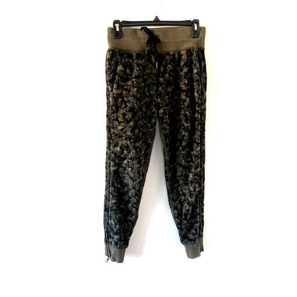 Lululemon Side Zip Camouflage Drawstring Jogger Pants Size 4 - Picture 1 of 9